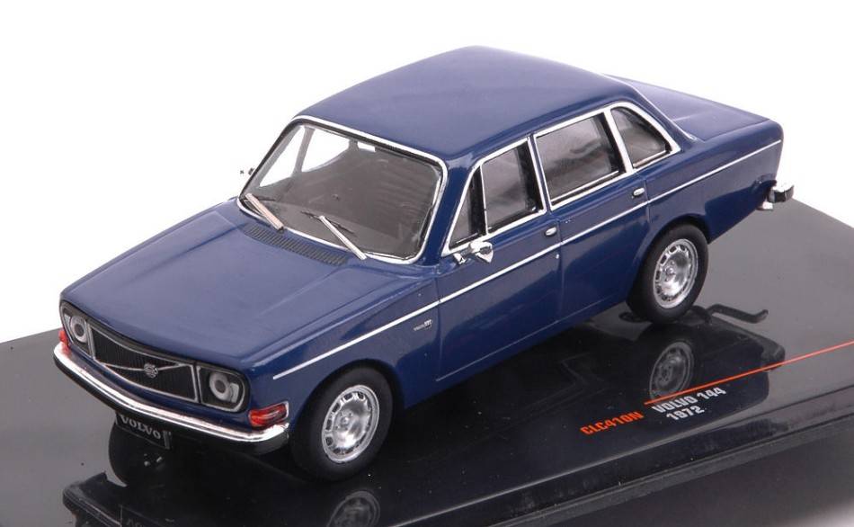 MODELLINO IN SCALA COMPATIBILE CON VOLVO 144 1972 BLUE 1:43 IXO MODEL CLC410N