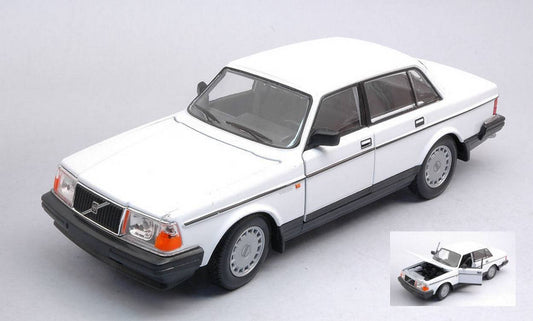MODELE REDUIT COMPATIBLE AVEC VOLVO 240 GL BLANC 1:24 WELLY WE24102W MODEL