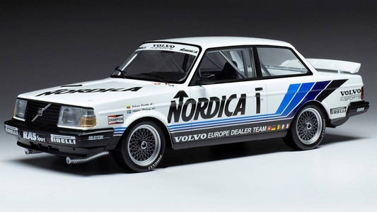 SCALE MODEL COMPATIBLE WITH VOLVO 240 TURBO N.1 ETCC BRUNN 1986
 CECOTTO/OLOFSSON 1:18
 IXO MODEL 18RMC087.20