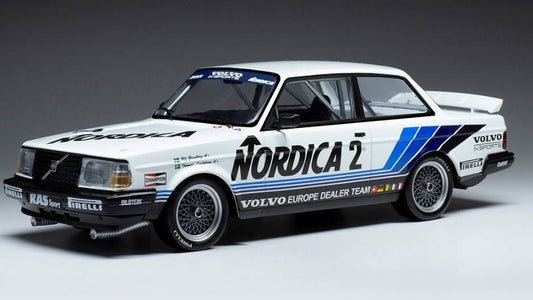SCALE MODEL COMPATIBLE WITH VOLVO 240 TURBO N.2 ETCC BRUNN 1986
 GRANBERG/LINDSTROM 1:18
 IXO MODEL 18RMC088.20