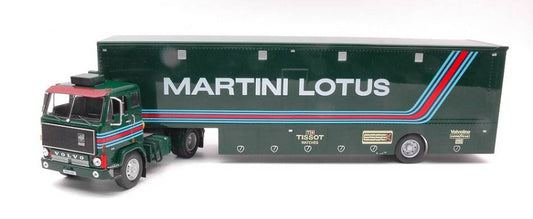 MODELE REDUIT COMPATIBLE AVEC VOLVO F88 LOTUS MARTINI RACE TRANSPORT 1:43 IXO MODEL TTR025