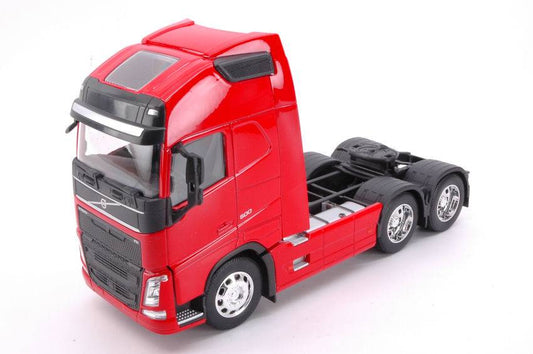 MODELLINO IN SCALA COMPATIBILE CON VOLVO FH 3-AXLE 2016 RED 1:32 WELLY WE32690LR
