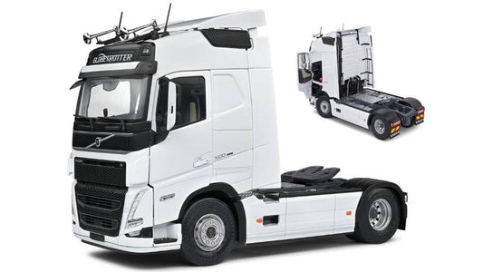 MODELLINO IN SCALA COMPATIBILE CON VOLVO FH GLOBETROTTER XL 2021 WHITE 1:24 SOLIDO SL2400103