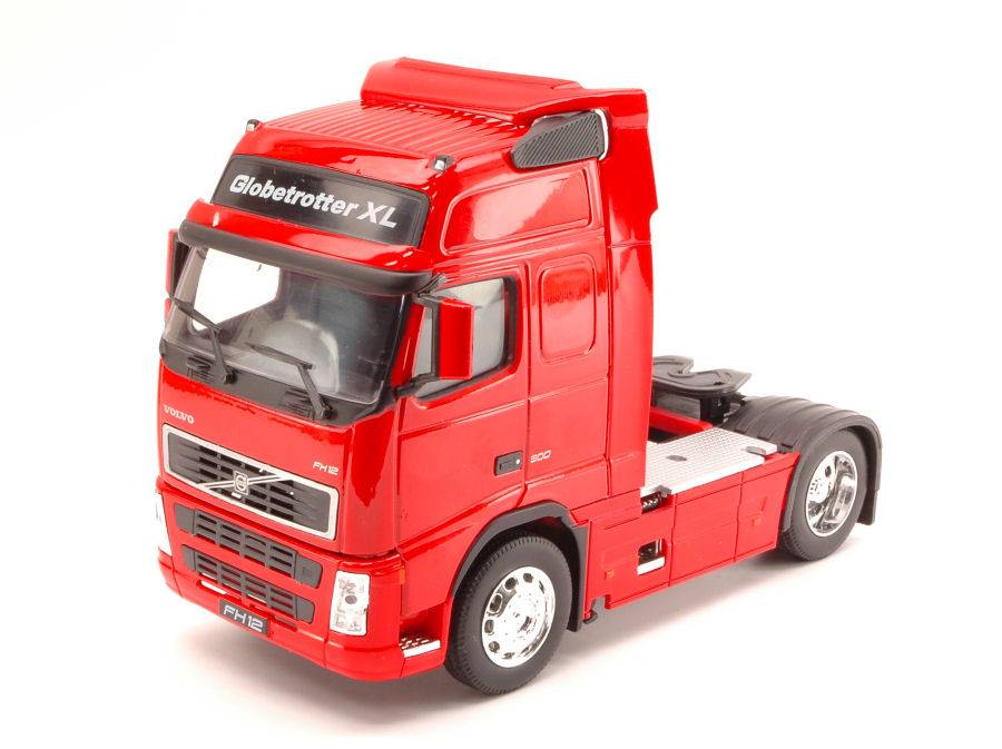 MODELLINO IN SCALA COMPATIBILE CON VOLVO FH12 RED 1:32 WELLY WE2630R DIE CAST