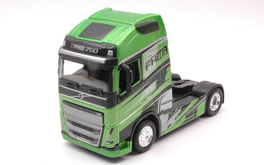 MODELE REDUIT COMPATIBLE AVEC VOLVO FH16 GLOBETROTTER 750 XXL VERT 1:43 BURAGO BU32204