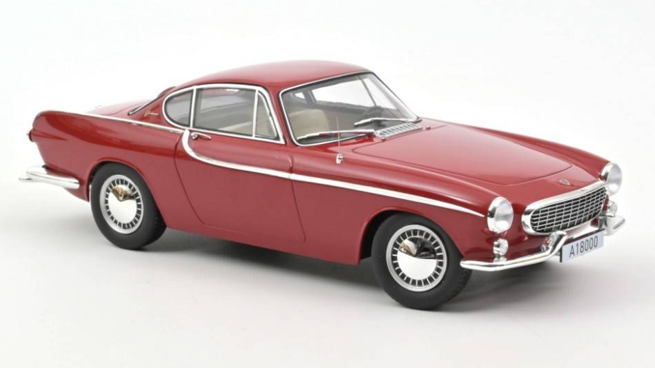 SCALE MODEL COMPATIBLE WITH VOLVO P1800 1961 RED 1:18 NOREV NV188700