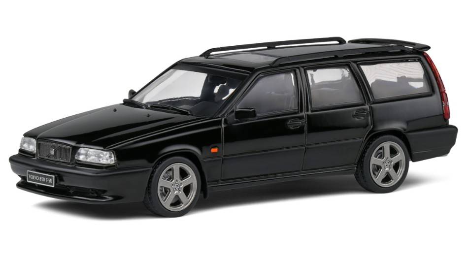 MODELLINO IN SCALA COMPATIBILE CON VOLVO T5-R 1996 BLACK 1:43 SOLIDO SL4310603