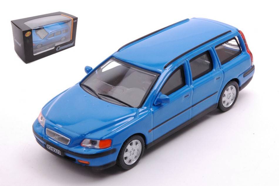 SCALE MODEL COMPATIBLE WITH VOLVO V70 2008 BLUE 1:43 CARARAMA CA4-40370