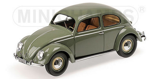 MODELLINO IN SCALA COMPATIBILE CON VW 1200 1949 GREEN 1:18 MINICHAMPS PM107054000