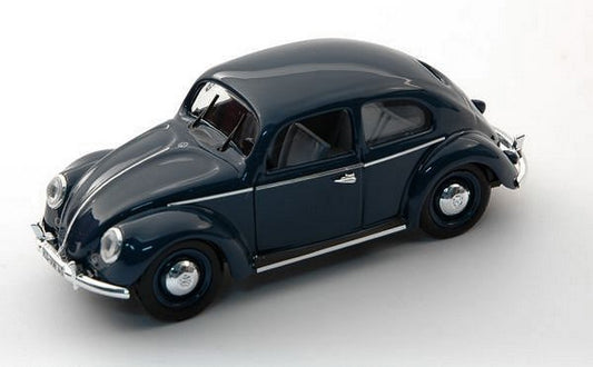 MODELLINO IN SCALA COMPATIBILE CON VW BEETLE 1948 BLUE 1:43 RIO RI4088