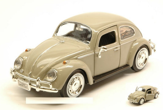 SCALE MODEL COMPATIBLE WITH VW BEETLE 1966 BEIGE 1:24 MOTORMAX MTM73223BE