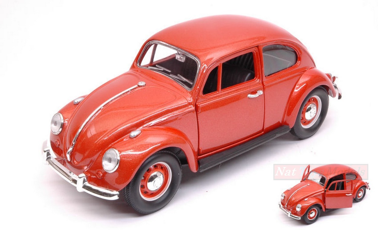 SCALE MODEL COMPATIBLE WITH VW BEETLE 1967 COPPER METALLIC 1:24 LUCKY YM24202CO