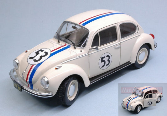 SCALE MODEL COMPATIBLE WITH VW BEETLE HERBIE A MAD BEETLE 1:18 SOLID SL1800505""