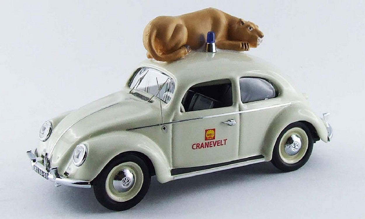 SCALE MODEL COMPATIBLE WITH VW BEETLE ZOO OF ARHNEM 1965 + LION 1:43 RIO RI4412P