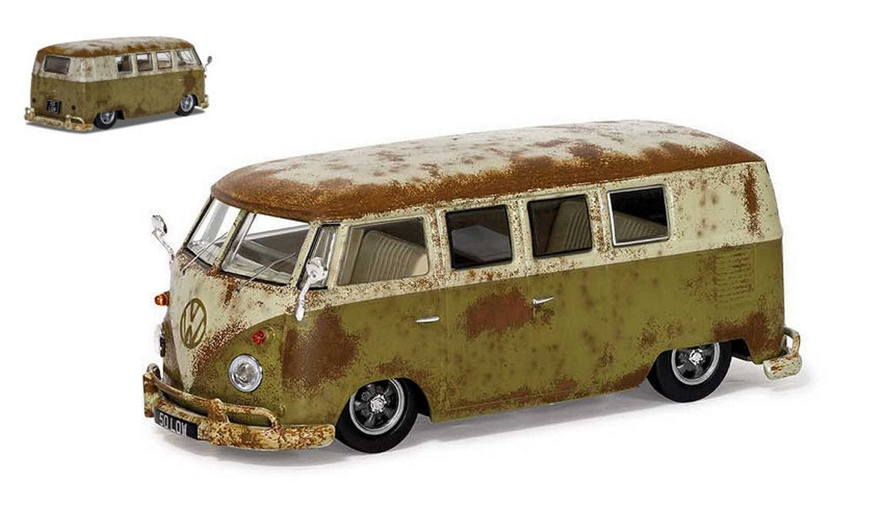SCALE MODEL COMPATIBLE WITH VW CAMPER TYP 2 RAT-LOOK SPLITTY 1:43 VANGUARDS VA14501