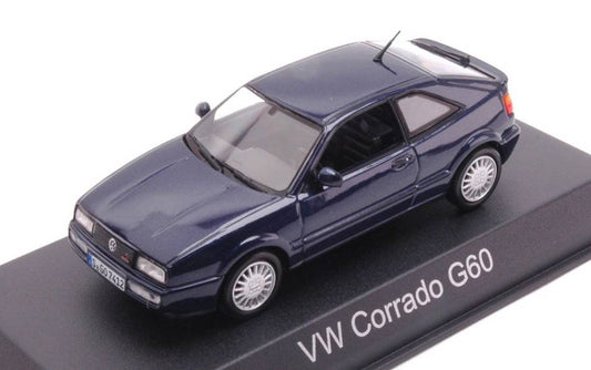 MODELE REDUIT COMPATIBLE AVEC VW CORRADO G60 1990 BLEU MÉTALLISÉ 1:43 NOREV NV840142