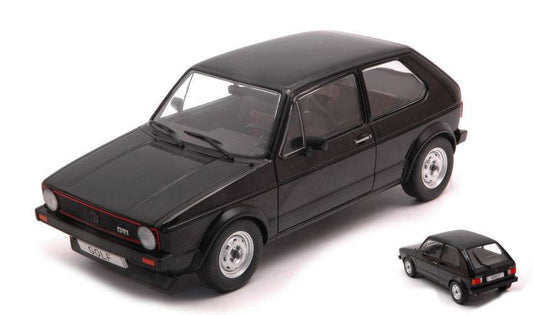 SCALE MODEL COMPATIBLE WITH VW GOLF 1 GTI BLACK 1:24 WHITEBOX WB124068