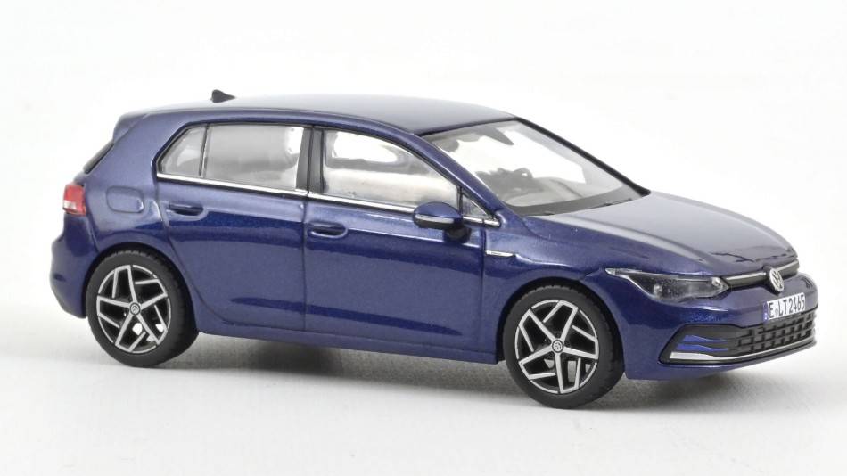 SCALE MODEL COMPATIBLE WITH VW GOLF 2020 BLUE METALLIC 1:43 NOREV NV840134
