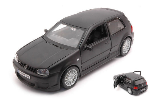 SCALE MODEL COMPATIBLE WITH VW GOLF 4 R32 MATT BLACK 1:24 MAISTO MI31290Z