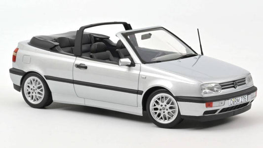SCALE MODEL COMPATIBLE WITH VW GOLF CABRIOLET 1995 SILVER 1:18 NOREV NV188468