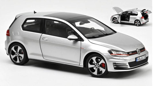SCALE MODEL COMPATIBLE WITH VW GOLF GTI 2013 REFLEX SILVER 1:18 NOREV NV188551