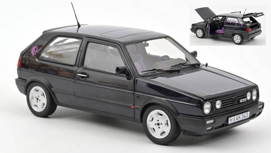 SCALE MODEL COMPATIBLE WITH VW GOLF GTI FIRE &amp; ICE 1991 PURPLE METALLIC 1:18 NOREV NV188558