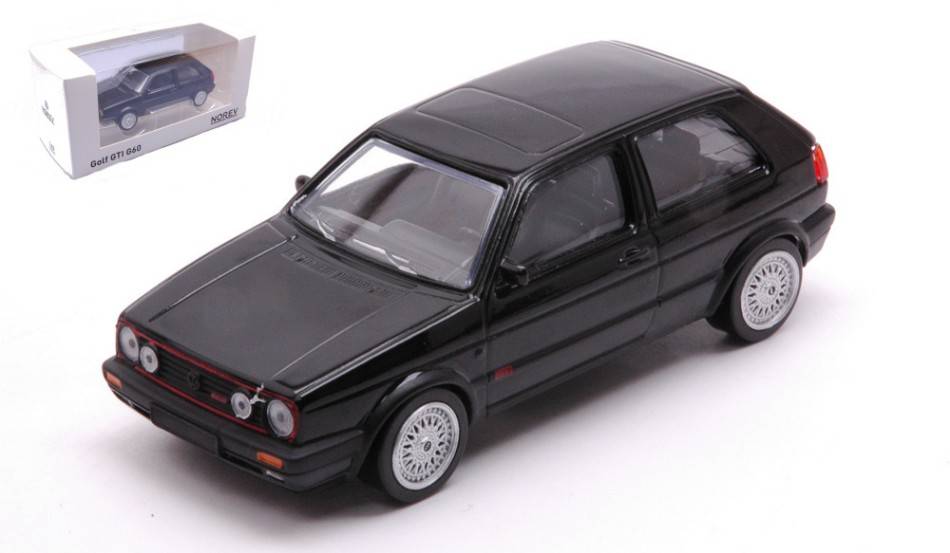 MODELE REDUIT COMPATIBLE AVEC VW GOLF GTI G60 1990 NOIR JET-CAR 1:43 NOREV NV840063