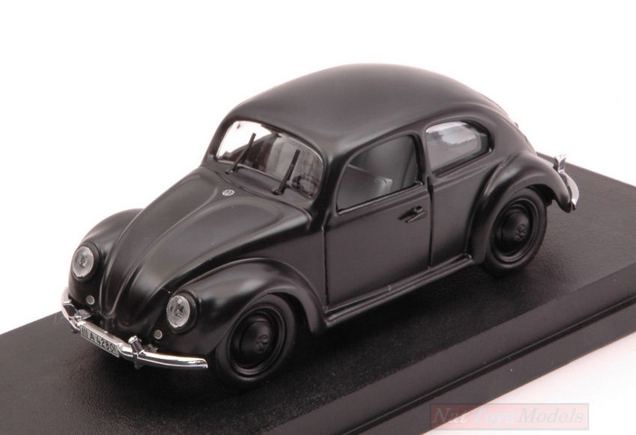 MODELLINO IN SCALA COMPATIBILE CON VW KDF STANDARD 1938 BLACK 1:43 RIO RI4103