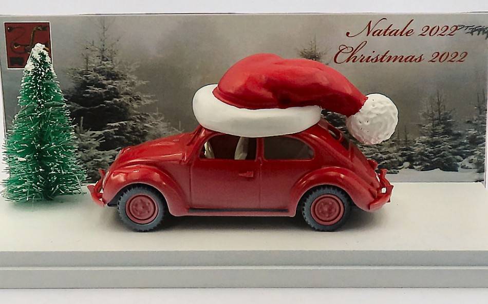 MODÈLE RÉDUIT COMPATIBLE AVEC VW BEETLE JOYEUX NOËL 2022 LIMITÉ PCS 100 1:43 RIO RI4679