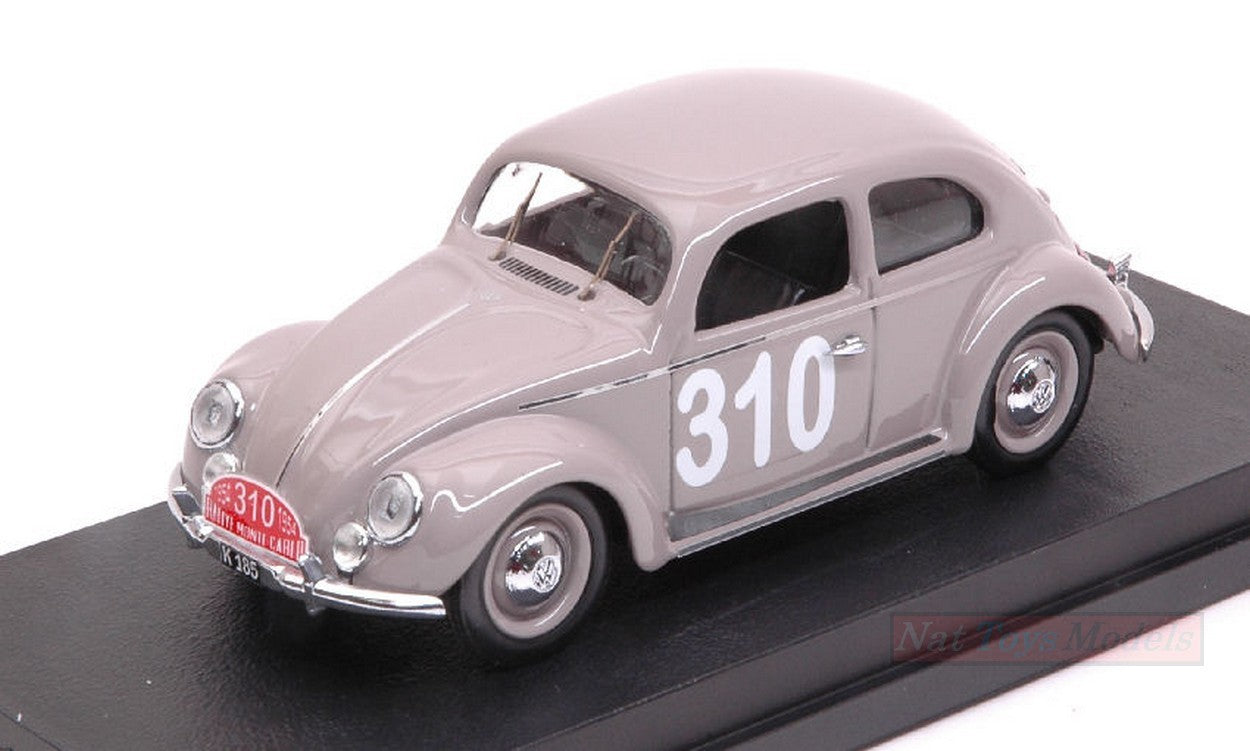 SCALE MODEL COMPATIBLE WITH VW BEETLE N.310 248th MONTE CARLO 1954 P.MOURIER-B.RAMSING 1:43 RIO RI4558