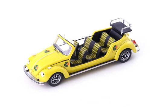 MODELE REDUIT COMPATIBLE AVEC VW MAXIKAFER 1973 JAUNE 1:43 AUTOCULT ATC06051