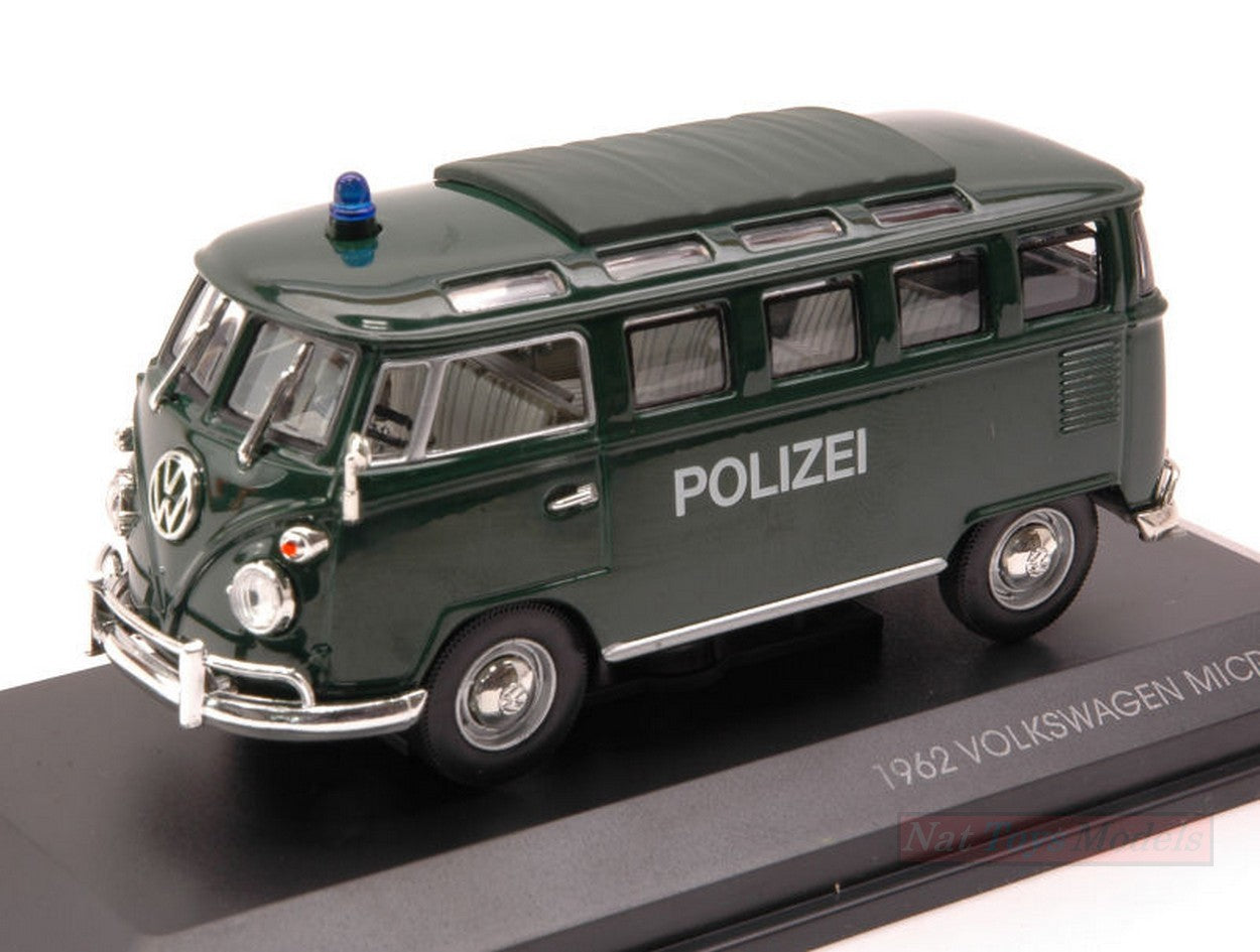 SCALE MODEL COMPATIBLE WITH VW MICROBUS POLIZEI 1:43 LUCKY DIE CAST LDC43210