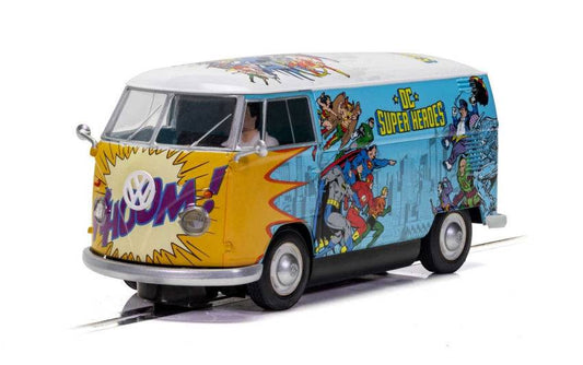 MODÈLE RÉDUIT COMPATIBLE AVEC VW PANEL VAN T1B DC COMICS 1:32 SCALEXTRIC C3933
