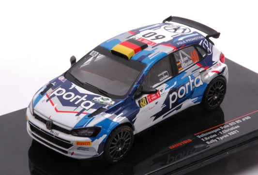 MODELE REDUIT COMPATIBLE AVEC VW POLO GTI R5 N.60 RALLY YPRES 2021 KREIM/CHRISTIAN 1:43 IXO MODEL RAM810LQ