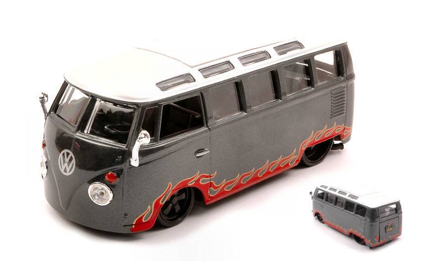SCALE MODEL COMPATIBLE WITH VW T1 SAMBA VAN 1:24 MAISTO MI31022G DIE CAST