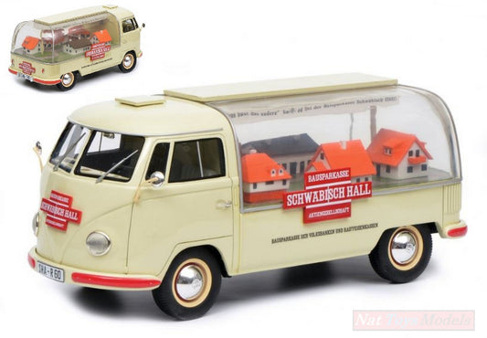 MODELLINO IN SCALA COMPATIBILE CON VW T1a SCHWABISCH HALL 1:18 SCHUCO SH0162