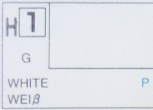 COULEURS À MODÉLISER BLANC BRILLANT ml 10 Pcs.6 GUNZE GU0001