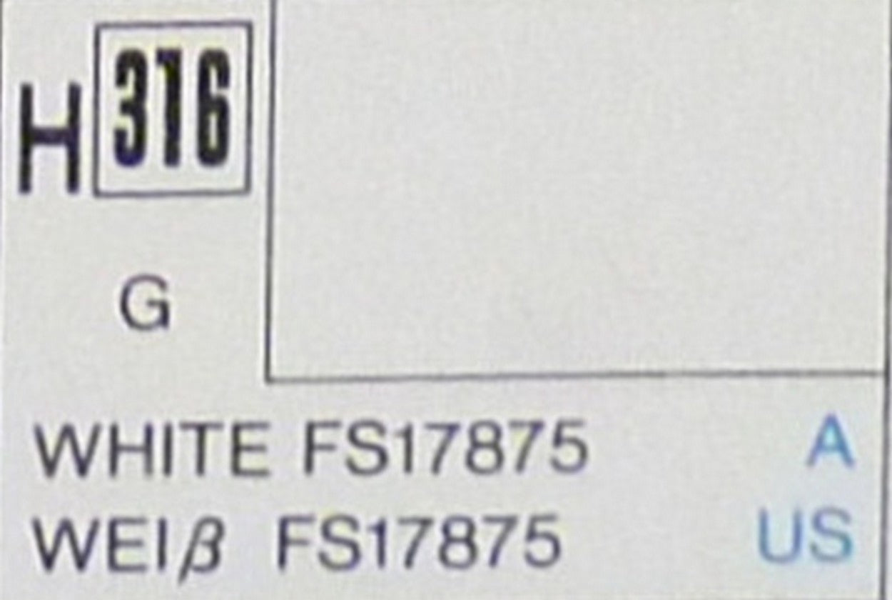 COLORI MODELLISMO WHITE GLOSS ml 10 Pz.6 GUNZE GU0316