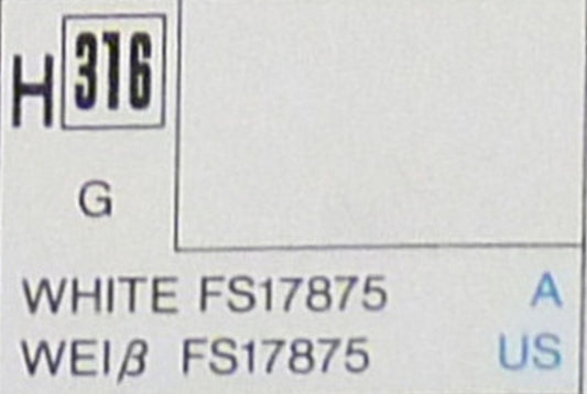 COULEURS À MODÉLISER BLANC BRILLANT ml 10 Pcs.6 GUNZE GU0316