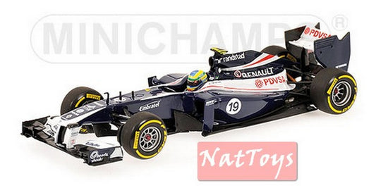 SCALE MODEL COMPATIBLE WITH WILLIAMS B.SENNA 2012 SHOWCAR 1:43 MINICHAMPS PM410120089