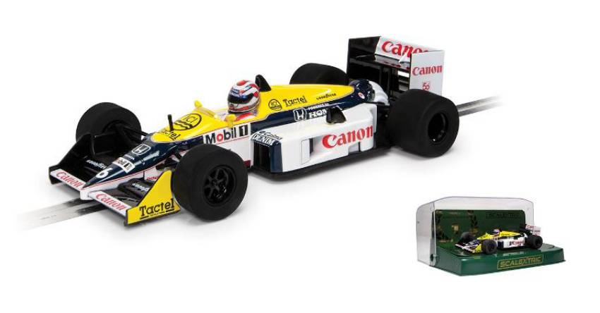 SCALE MODEL COMPATIBLE WITH WILLIAMS FW11 NELSON PIQUET 1987 WORLD CHAMPION SLOT 1:32 SCALEXTRIC C4309