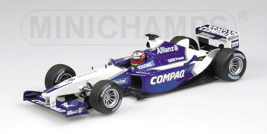 MODELLINO IN SCALA COMPATIBILE CON WILLIAMS J.P.MONTOYA  02 1:43 MINICHAMPS PM400020006