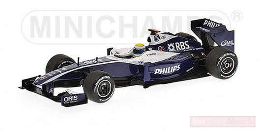 MODELLINO IN SCALA COMPATIBILE CON WILLIAMS N.ROSBERG 2009 1:43 MINICHAMPS PM400090016