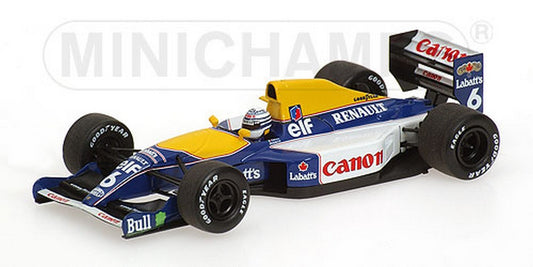 MODELLINO IN SCALA COMPATIBILE CON WILLIAMS R.PATRESE 1991 1:43 MINICHAMPS PM400910006