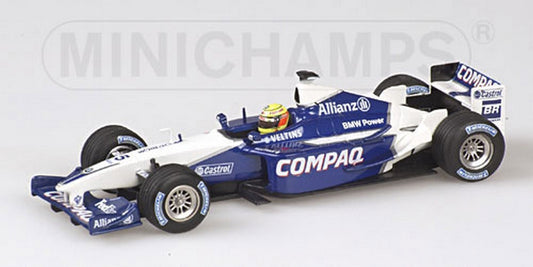 MODELLINO IN SCALA COMPATIBILE CON WILLIAMS R.SCHUMACHER 02 LAUNCH 1:43 MINICHAMPS PM400020095