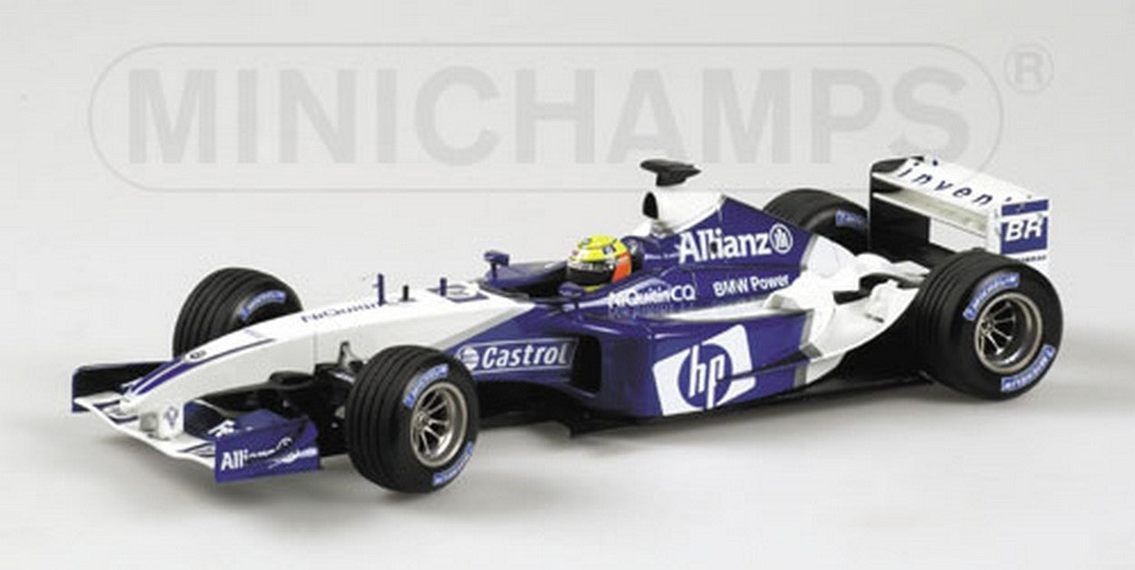 MODELLINO IN SCALA COMPATIBILE CON WILLIAMS R.SCHUMACHER  03 1:18 MINICHAMPS PM100030004