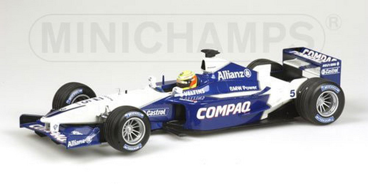MODELLINO IN SCALA COMPATIBILE CON WILLIAMS R.SCHUMACHER 2001 1:43 MINICHAMPS PM400010005