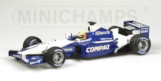 MODELLINO IN SCALA COMPATIBILE CON WILLIAMS R.SCHUMACHER 2001 1:43 MINICHAMPS PM400010005