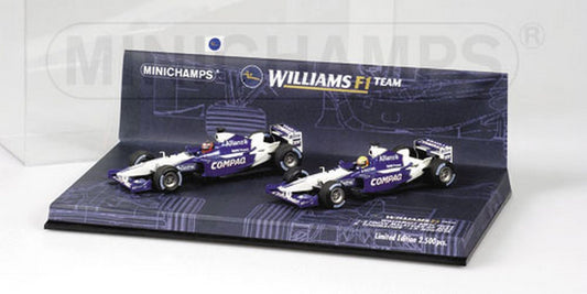 MODELLINO IN SCALA COMPATIBILE CON WILLIAMS SCHUMACHER/MONTOYA  02 1:43 MINICHAMPS PM402020506