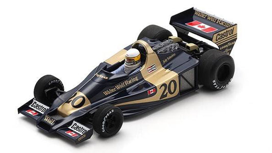 MODELLINO IN SCALA COMPATIBILE CON WOLF WR1 JODY SCHECKTER 1977 N.20 WINNER ARGENTINA GP 1:43 SPARK MODEL S9997